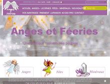 Tablet Screenshot of angesetfeeries.com